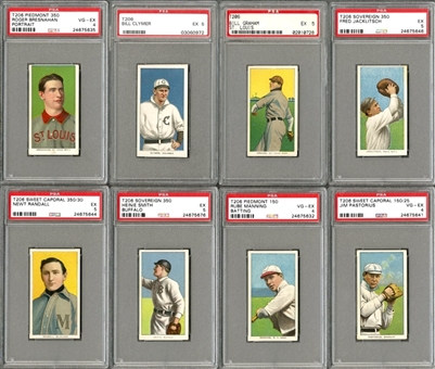 1909-11 T206 White Border PSA-Graded Collection (25 Different) Including Hall of Famers